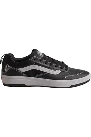 Vans Buty, Mężczyzna, Czarny, 45 EU, Skóra, Buty do jazdy na deskorolce z nowoczesnym designem