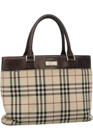 Burberry Pre-owned, Kobieta, Beżowy, ONE SIZE, Skóra, Pre-owned Canvas handbags