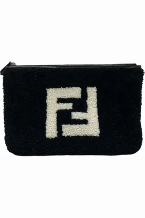Fendi Pre-owned, Kobieta, Czarny, ONE SIZE, Pre-owned Fabric clutches