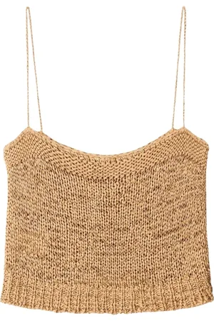 Staud Koszulki, Kobieta, Beżowy, S, Nylon, Haze Tank Top