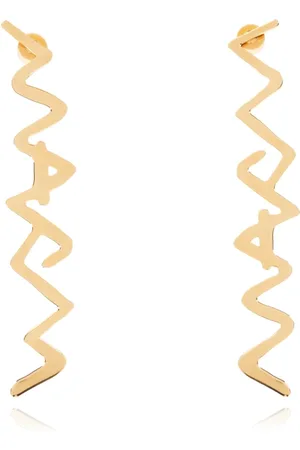 Marni Akcesoria, Kobieta, Żółty, ONE SIZE, Kolczyki z Logo
