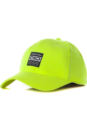 Propaganda Akcesoria, Mężczyzna, Zielony, ONE SIZE, Zakrzywiony daszek Lime