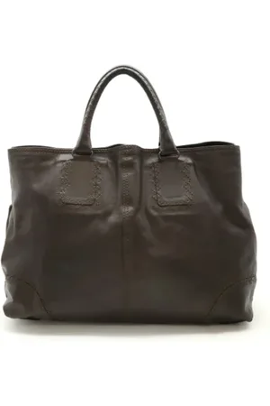 Bottega Veneta Pre-owned, Kobieta, brązowy, ONE SIZE, Skóra, Pre-owned Leather totes