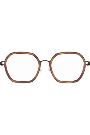 LINDBERG Akcesoria, unisex, brązowy, ONE SIZE, Minimalistyczne Okulary Tytanowe