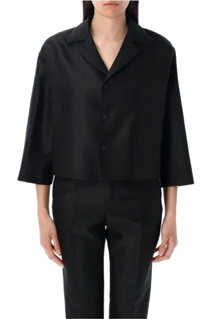 Fabiana Filippi Kurtki, Kobieta, Czarny, S, Elegancka Czarna Kurtka Mikado