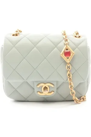 CHANEL Pre-owned, Kobieta, Niebieski, ONE SIZE, Skóra, Pre-owned Leather crossbody-bags