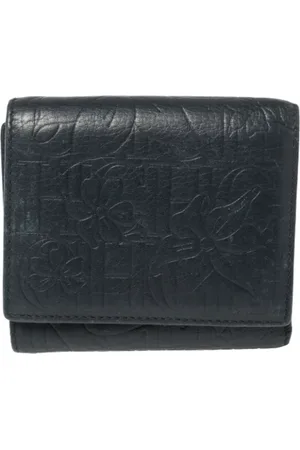 Carolina Herrera Pre-owned, Kobieta, Niebieski, ONE SIZE, Pre-owned skórzane portfele