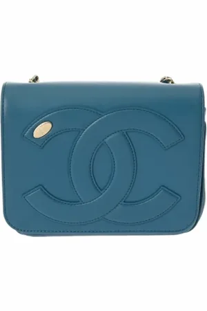 CHANEL Pre-owned, Kobieta, Niebieski, ONE SIZE, Skóra, Pre-owned Leather chanel-bags