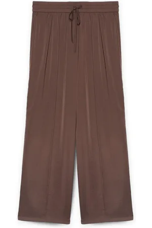 Fiorella rubino Spodnie, Kobieta, brązowy, 3XL, Poliester, Spodnie Palazzo z lekkiego materiału