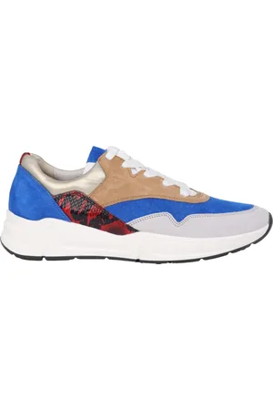 Gabor Buty, Kobieta, Wielobarwność, 41 EU, Zamsz, Niebieskie Sneakersy Damskie - Stylowy Komfort