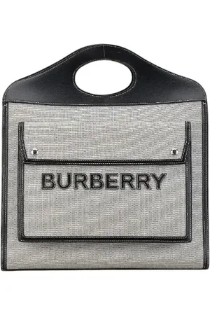 Burberry Pre-owned, Kobieta, Szary, ONE SIZE, Skóra, Pre-owned Canvas handbags