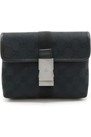 Gucci Pre-owned, Kobieta, Czarny, ONE SIZE, Skóra, Pre-owned Canvas gucci-bags