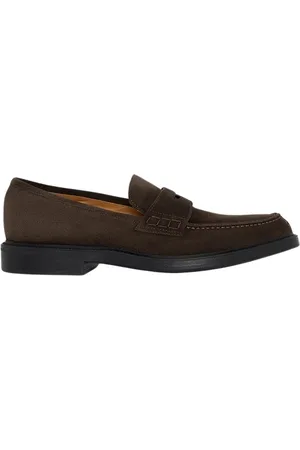 Kiton Buty, Mężczyzna, brązowy, 41 EU, Zamsz, Mokasyny