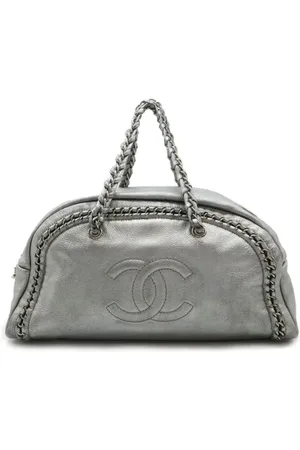 CHANEL Pre-owned, unisex, Szary, ONE SIZE, Pre-owned Leather travel-bags