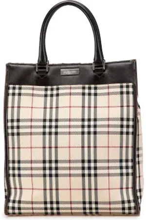 Burberry Pre-owned, Kobieta, Beżowy, ONE SIZE, Pre-owned Canvas totes