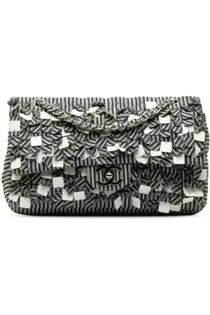 CHANEL Pre-owned, Kobieta, Niebieski, ONE SIZE, Bawełna, Pre-owned Cotton chanel-bags