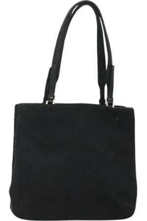 Prada Pre-owned, Kobieta, Czarny, ONE SIZE, Wełna, Pre-owned Wool prada-bags