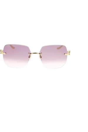 Cartier Akcesoria, unisex, Żółty, ONE SIZE, Stylowe okulary przeciwsłoneczne dla modnego wyglądu