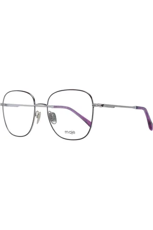 Maje Akcesoria, Kobieta, Fioletowy, ONE SIZE, Fioletowo-Srebrne Okulary Stylowy Dodatek