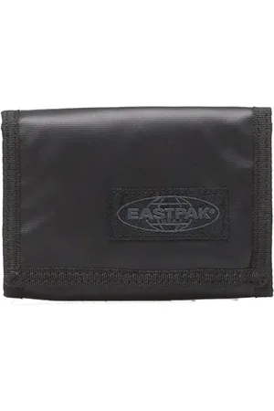 Eastpak Akcesoria, Mężczyzna, Czarny, ONE SIZE, Czarna portmonetka z zapięciem na rzep