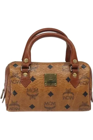 MCM Pre-owned, Kobieta, brązowy, ONE SIZE, Skóra, Pre-owned Skórzane torebki
