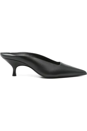 Gia Borghini Buty, Kobieta, Czarny, 39 EU, Buty z Punktowym Wierzchołkiem Mule