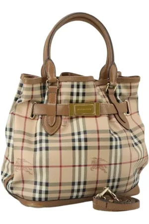 Burberry Pre-owned, Kobieta, Beżowy, ONE SIZE, Skóra, Pre-owned Leather totes