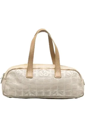 CHANEL Pre-owned, Kobieta, Beżowy, ONE SIZE, Pre-owned Canvas handbags