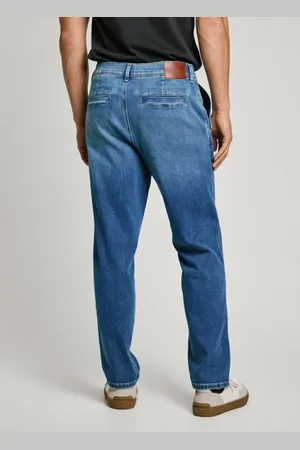 Pepe Jeans Jeansy, Mężczyzna, Niebieski, W36, Denim, Tapered Gymdigo Jeansy