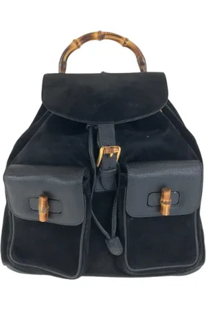 Gucci Pre-owned, Kobieta, Czarny, ONE SIZE, Skóra, Pre-owned Leather backpacks