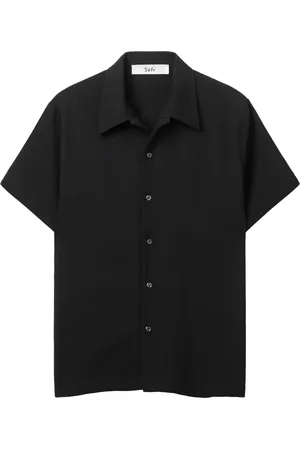 Séfr Koszule, Mężczyzna, Czarny, L, Czarne Koszule Casual