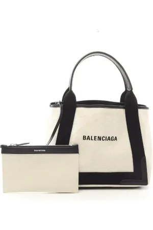 Balenciaga Pre-owned, Kobieta, Beżowy, ONE SIZE, Skóra, Pre-owned Canvas totes