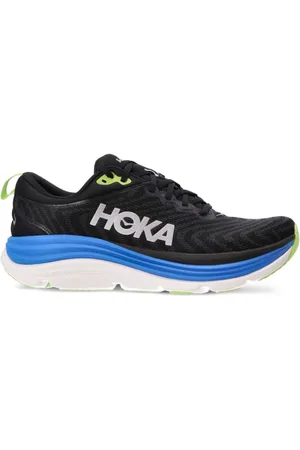 Hoka One One Buty, Mężczyzna, Czarny, 41 1/3 EU, Czarne Sneakersy z Wzorem Jacquard