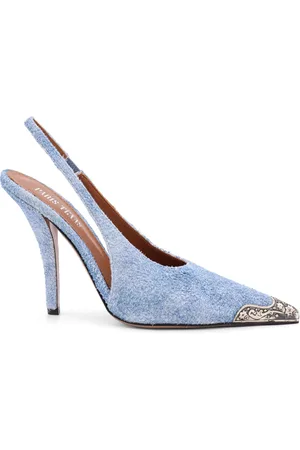 PARIS TEXAS Buty, Kobieta, Niebieski, 38 1/2 EU, Jessica Western Slingback