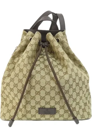 Gucci Pre-owned, Kobieta, Beżowy, ONE SIZE, Pre-owned Canvas gucci-bags
