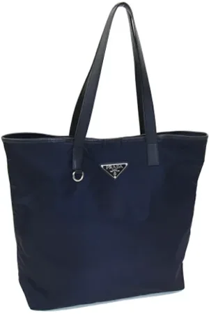 Prada Pre-owned, Kobieta, Niebieski, ONE SIZE, Pre-owned Leather prada-bags
