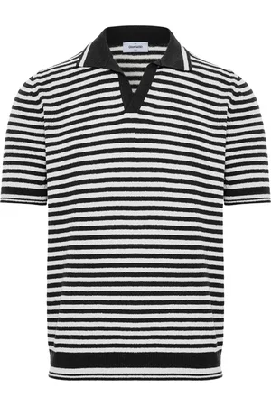 Gran Sasso Koszulki, Mężczyzna, Czarny, L, Polo z mieszanki bawełny, Made in Italy
