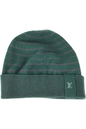 LOUIS VUITTON Pre-owned, Kobieta, Zielony, ONE SIZE, Kaszmir, Pre-owned Cashmere hats