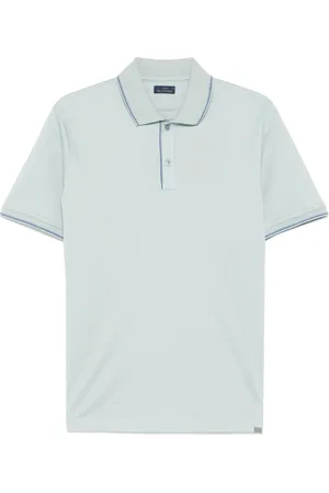 Paul & Shark Koszulki, Mężczyzna, Niebieski, M, Polo z Bawełny 2 Guziki Włochy
