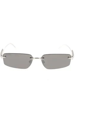 Cartier Akcesoria, unisex, Szary, ONE SIZE, Stylowe okulary przeciwsłoneczne dla modnego wyglądu