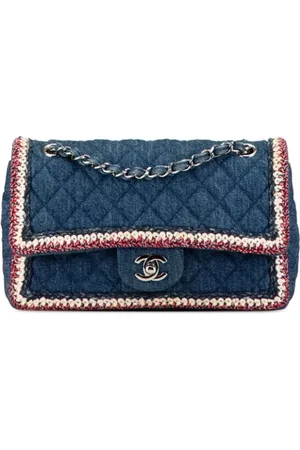 CHANEL Pre-owned, Kobieta, Niebieski, ONE SIZE, Denim, Pre-owned Denim chanel-bags