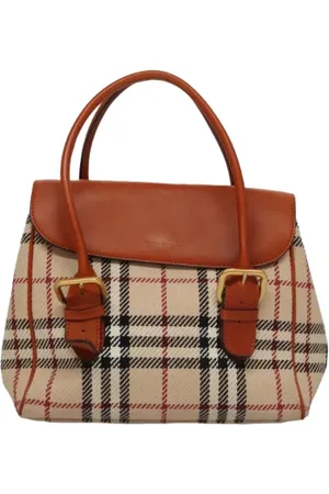 Burberry Pre-owned, Kobieta, Beżowy, ONE SIZE, Pre-owned Canvas handbags