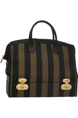 Fendi Pre-owned, Kobieta, brązowy, ONE SIZE, Pre-owned Canvas handbags