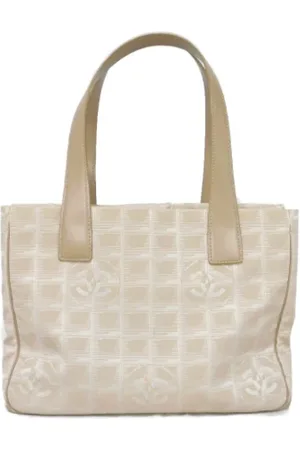 CHANEL Pre-owned, Kobieta, Beżowy, ONE SIZE, Skóra, Pre-owned Canvas totes