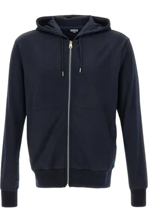 Paul Smith Bluzy, Mężczyzna, Niebieski, L, Bawełna, Rozpinany sweter