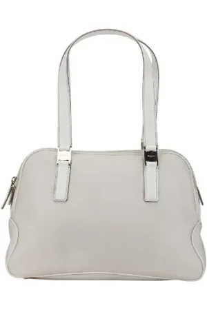 Salvatore Ferragamo Pre-owned, Kobieta, Szary, ONE SIZE, Skóra, Pre-owned Canvas handbags