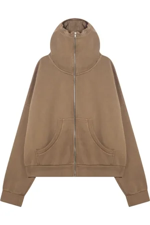 Entire Studios Bluzy, Mężczyzna, Beżowy, L, Sweter z zamkiem Cardigan