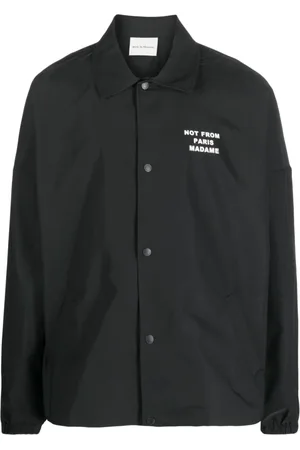 Drôle de Monsieur Kurtki, Mężczyzna, Czarny, S, Nylon, Czarny Sweter Aw 24