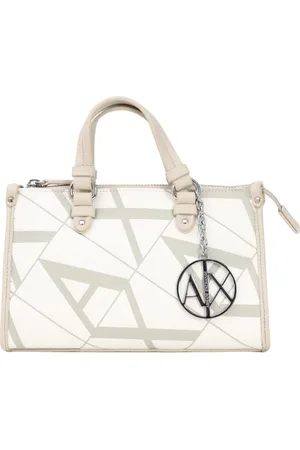 Armani Exchange Torebki, Kobieta, Beżowy, ONE SIZE, Nowoczesna beżowa torebka damska