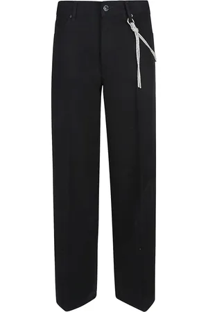 Pinko Spodnie, Kobieta, Czarny, W30, Luźne Spodnie